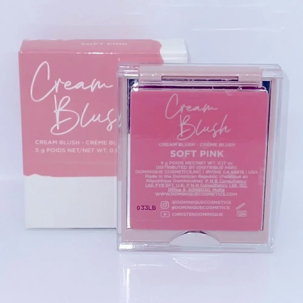 🌟$15 Dominique Cosmetics Cream Blush - SOFT PINK